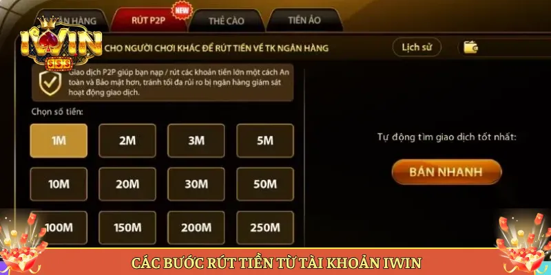 Các Bước Rút Tiền Từ Tài Khoản iWin
