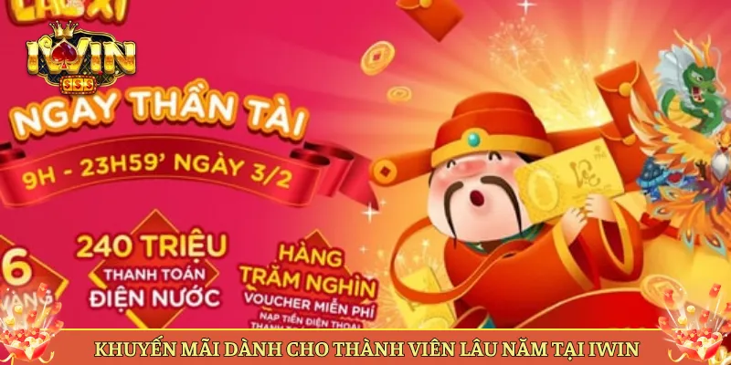 Khuyến Mãi Dành Cho Thành Viên Lâu Năm Tại iWin