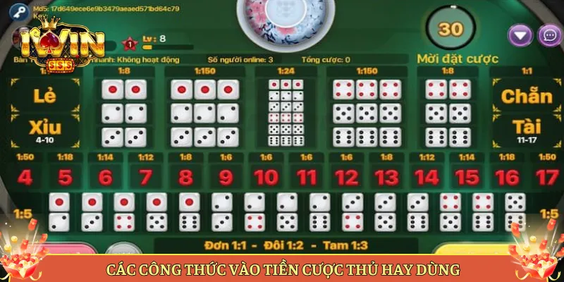 Các Công Thức Vào Tiền Cược Thủ Hay Dùng